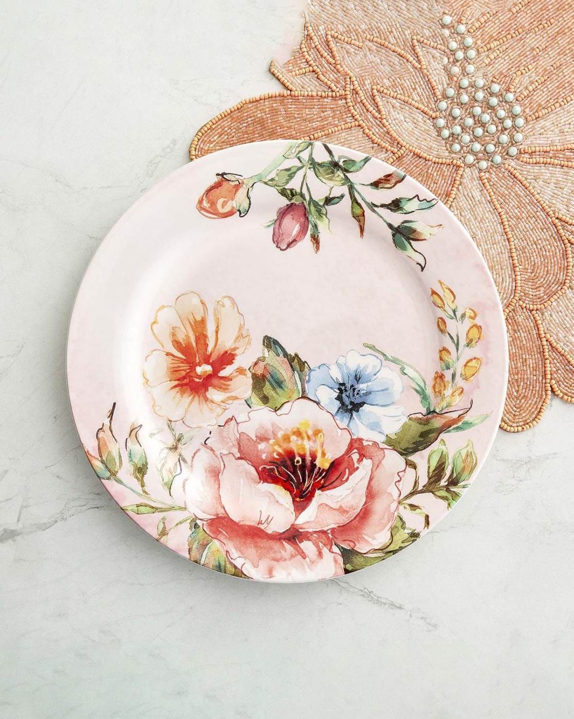 Floral hotsell dinner plates