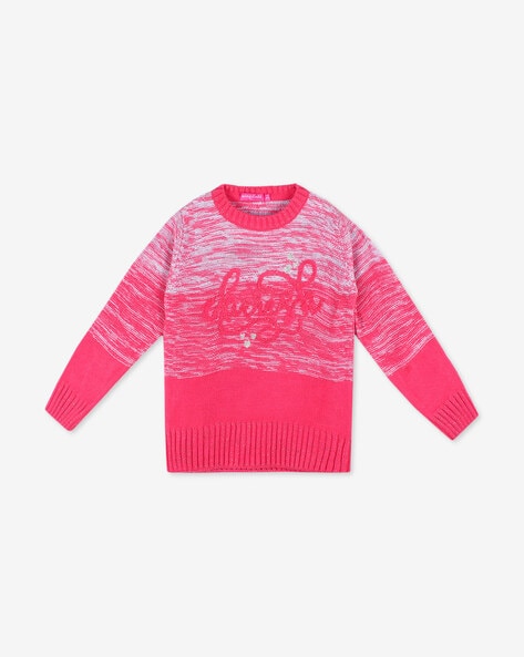 Wingsfield Patterned Knit Crew-Neck Sweater