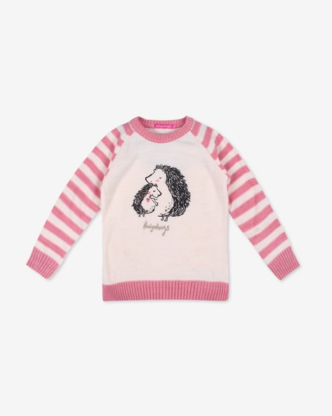 Wingsfield Graphic Print Crew-Neck Sweater