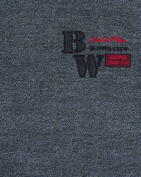 Textured Sweater with Ribbed Hem view 3