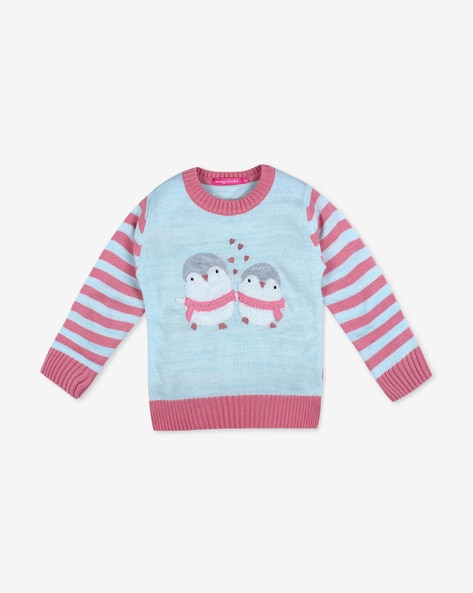 Wingsfield Graphic Print Crew-Neck Sweater