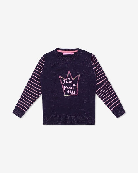 Wingsfield Embellished Crew-Neck Sweater