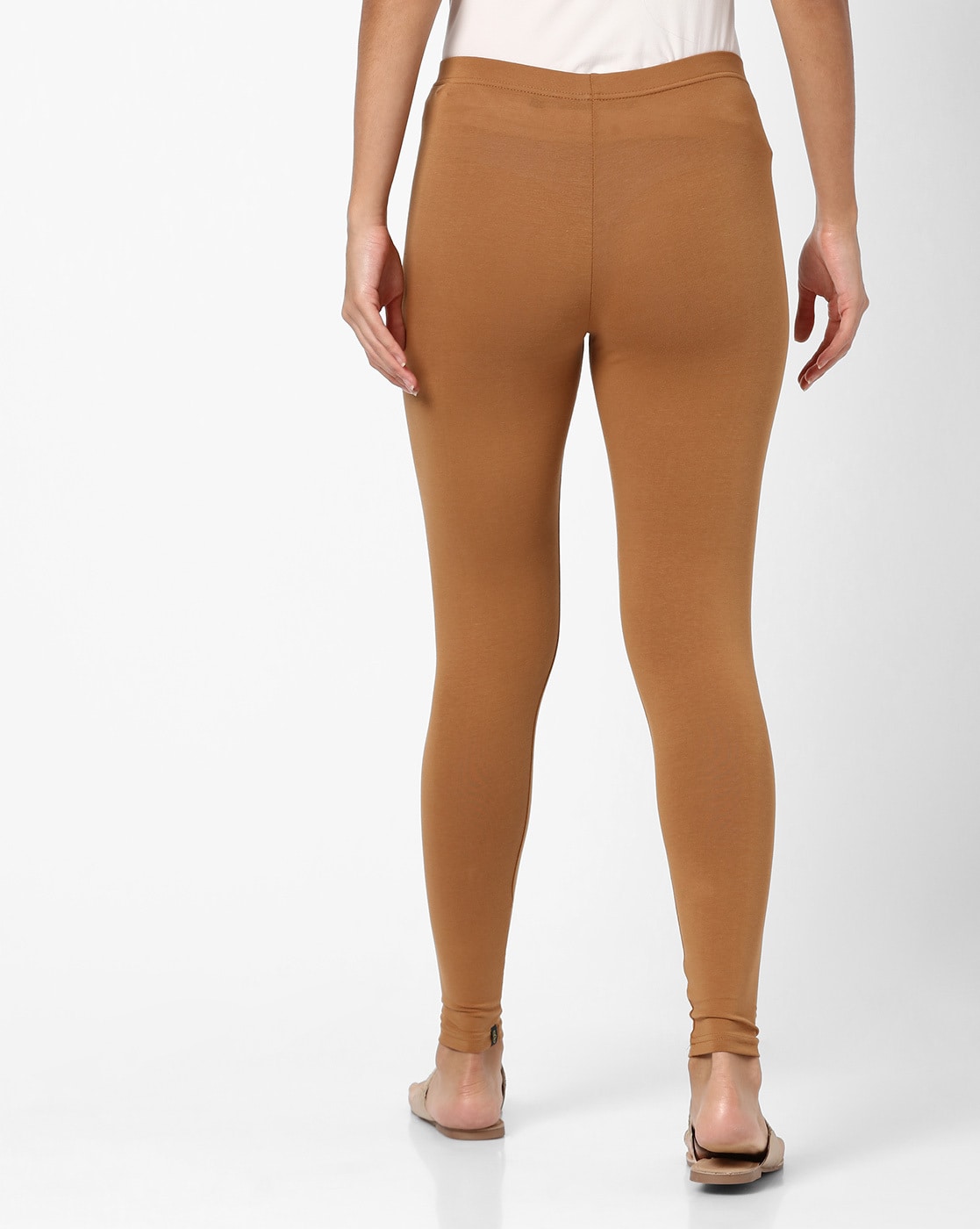 Buy Sand Grouse Women's Coffee Brown Colour Cotton Solid Leggings at  Amazon.in-vinhomehanoi.com.vn