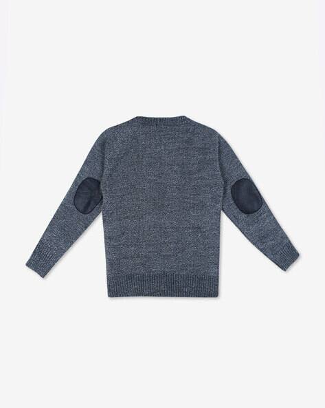 Textured Sweater with Ribbed Hem view 2