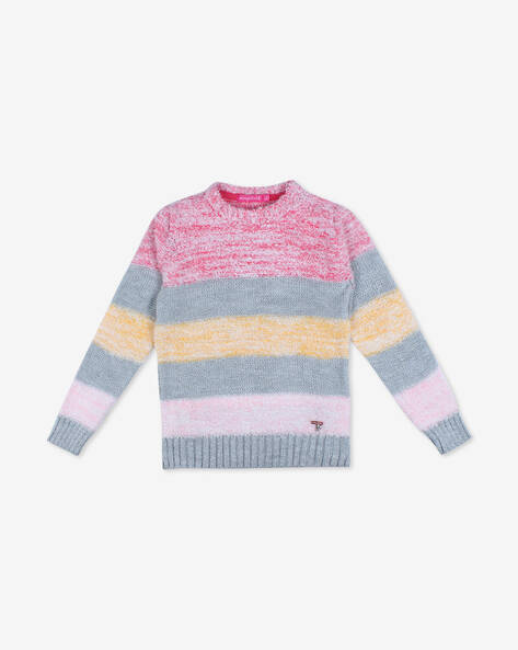 Wingsfield Striped Crew-Neck Sweater