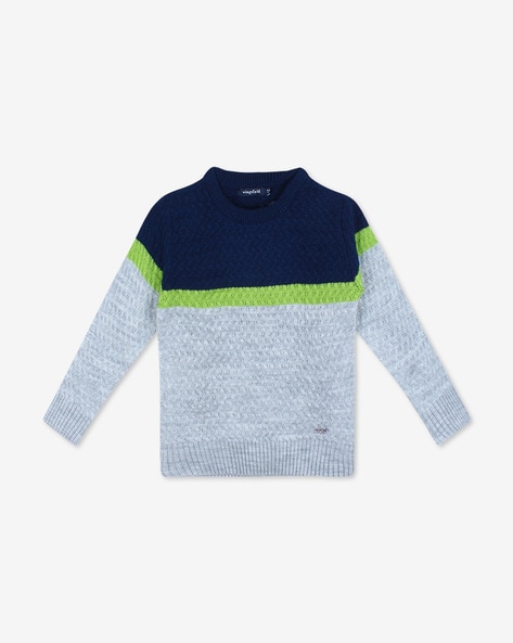 Wingsfield Colourblock Crew-Neck Pullover