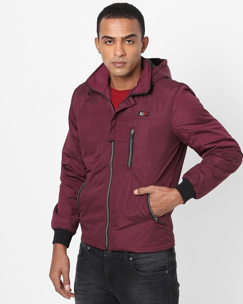 50% OFF on The Indian Garage Co Men Rust Red Solid Biker Jacket on Myntra |  PaisaWapas.com