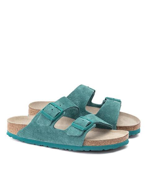 birkenstock arizona soft footbed green