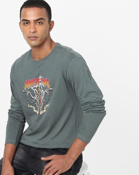 Buy Grey Tshirts for Men by JOHN 