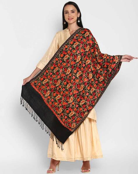 Floral Printed Regular Stole Price in India