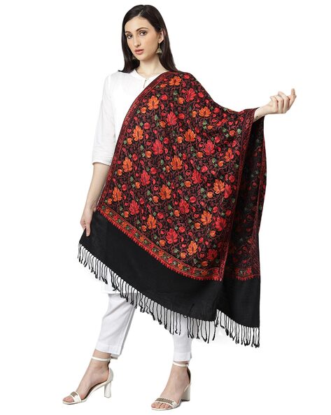 Kashmiri Embroidered Stole Price in India