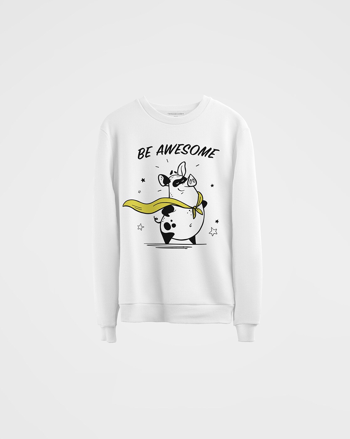 Buy White Sweatshirts & Hoodie for Girls by THREADCURRY Online 