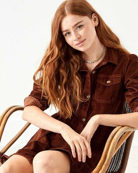 Buy Brown Dresses for Women by AMERICAN EAGLE Online | Ajio.com Buy Brown Dresses for Women by AMERICAN EAGLE Online | Ajio.com