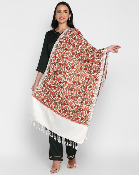 Floral Printed Regular Stole Price in India