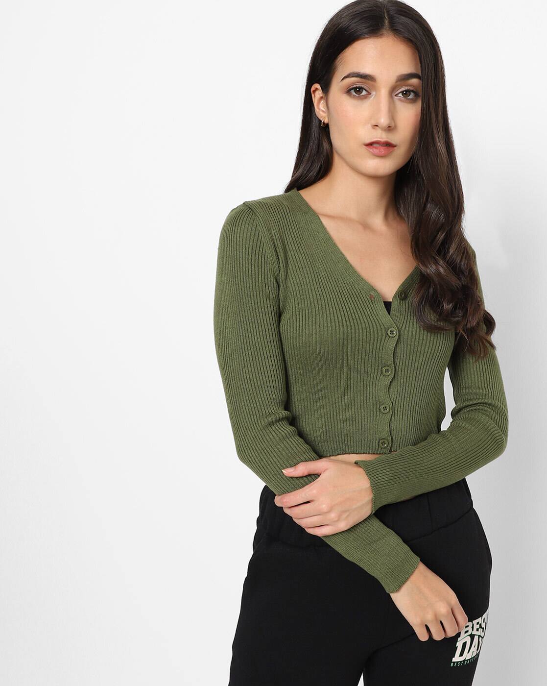 Green Sweaters \u0026 Cardigans for Women 