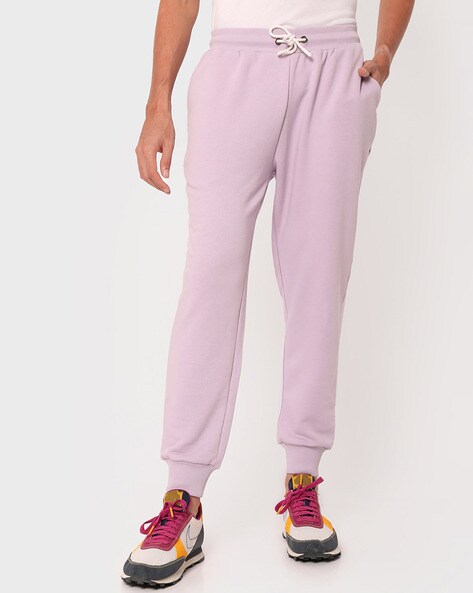 light purple track pants