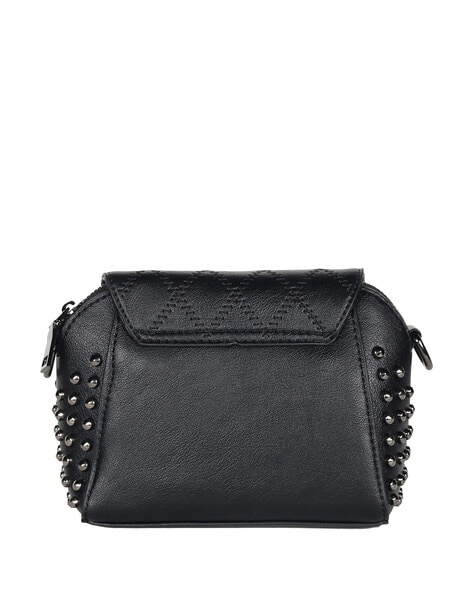 Milwaukee Leather MP8855 Women's Black Leather 'Studded' Hip Belt Bag –  LeatherUp USA