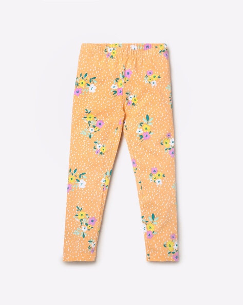 Butterfly Print Leggings with Elasticated Waist