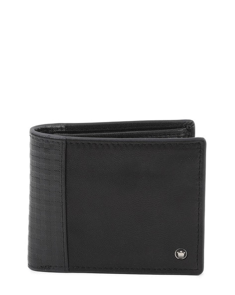 LOUIS PHILIPPE Bi-Fold Wallet with Embossed Logo