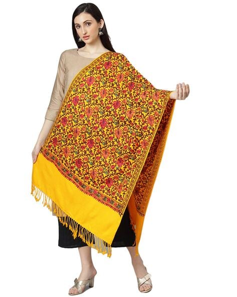 Kashmiri Embroidered Stole Price in India