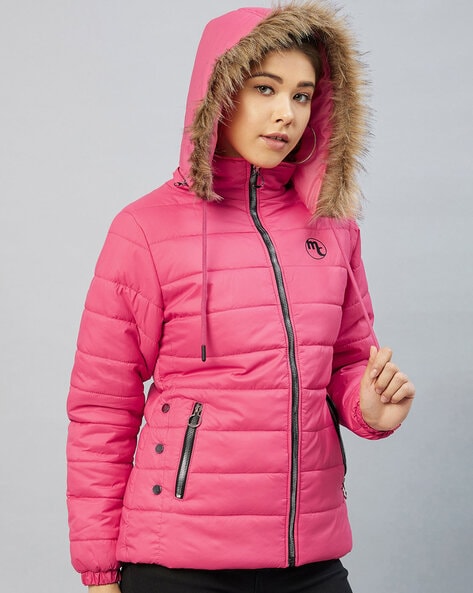 Buy Pink Jackets Coats for Women by MARIE CLAIRE Online Ajio