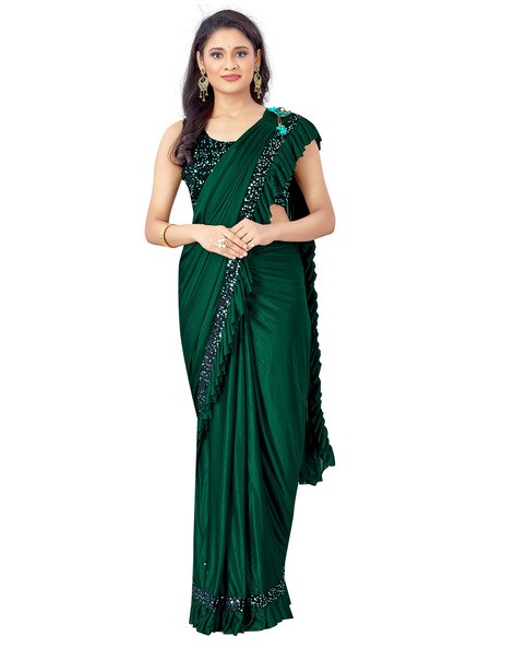 Buy shilpa synthetic Self Design Bhagalpuri Georgette Mustard Sarees Online  @ Best Price In India | Flipkart.com