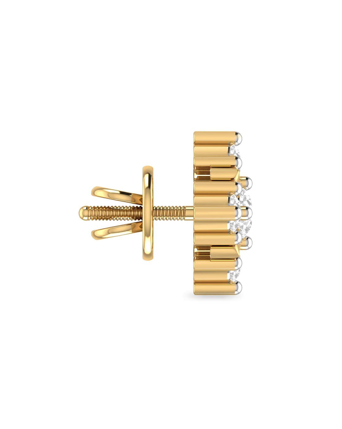 Buy Yellow Gold Earrings for Women by Pc Jeweller Online  Ajiocom