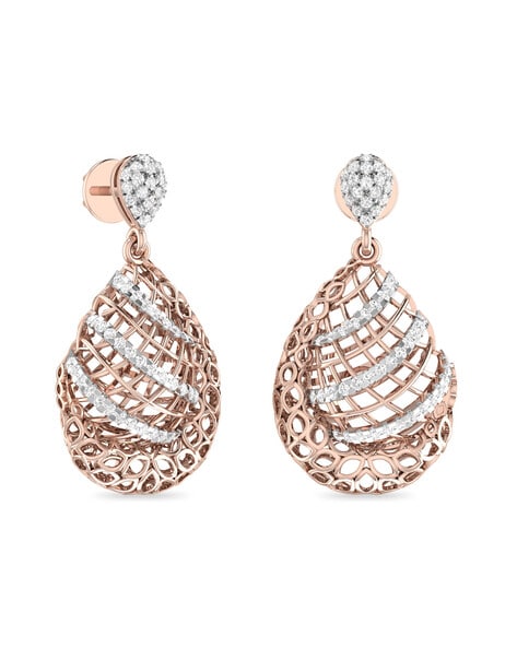 Update 218+ 14k rose gold drop earrings latest