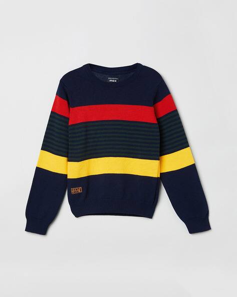 Buy Blue Sweaters Cardigans for Boys by MAX Online