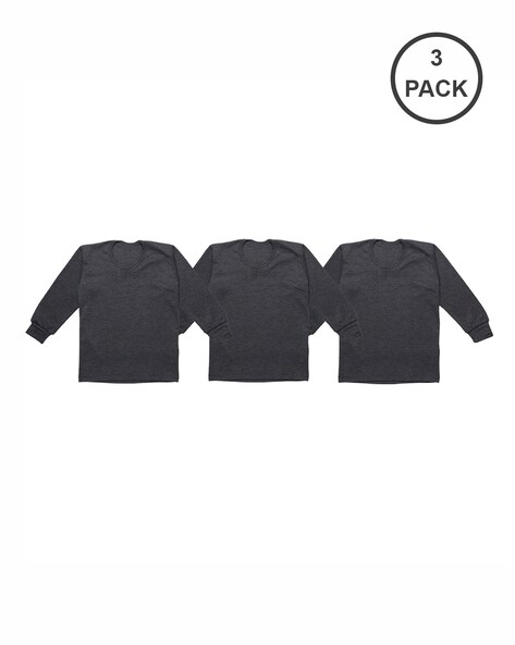 Pack of 2 Round-Neck Thermal Vests