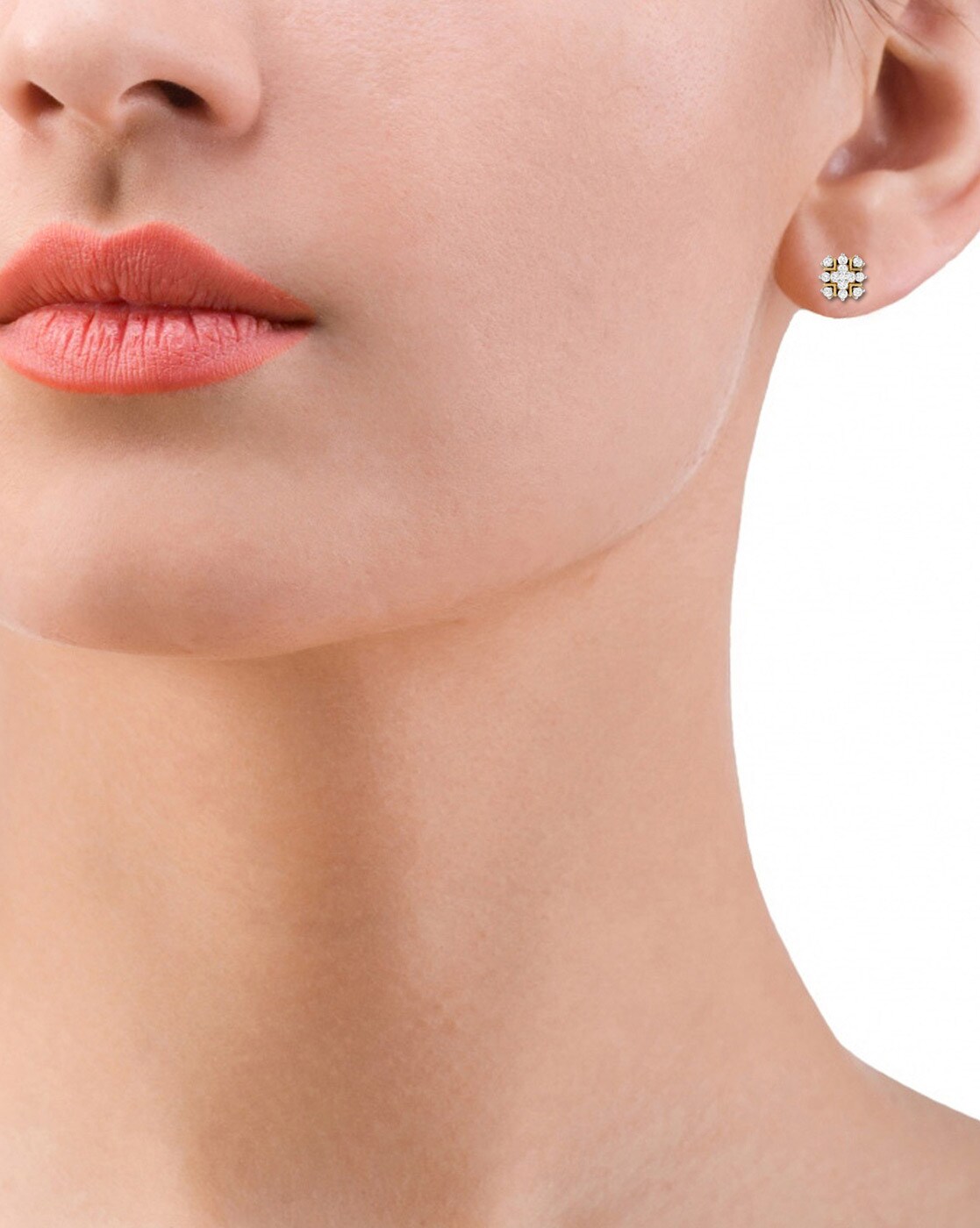 1 Carat Diamond Earring Studs in 14k White Gold - Filigree Jewelers