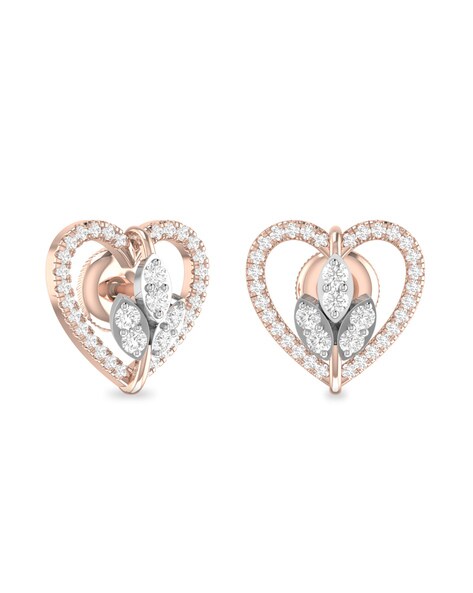 Piranesi - Mosaique Large Flower Earrings in Diamond - 18K Rose Gold –  Robinson's Jewelers