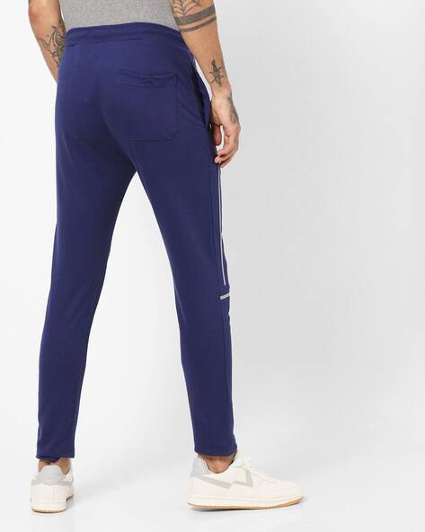 Slim Fit Track Pants with Drawstring Waist view 3