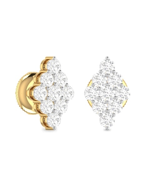 Diamond earrings hot sale pc jewellers