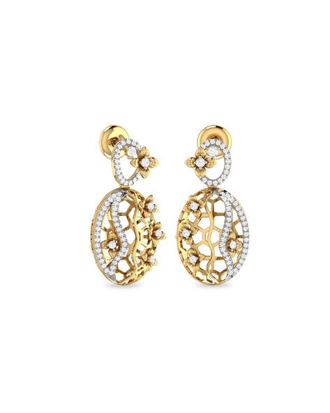 Buy Abigayl Diamond Earrings Online In India by PC Jeweller