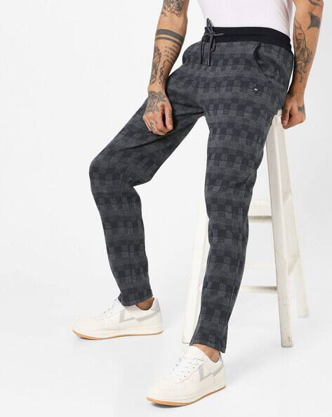 Buy Grey \u0026 Navy Blue Track Pants for 