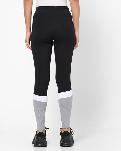 Buy jet black Leggings for Women by Teamspirit Online