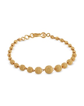 Golden Daily Wear Gold Plated Beads Bracelet