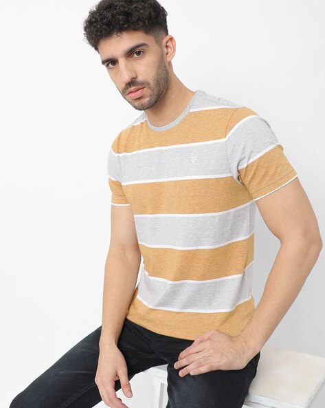 Buy Mustard Yellow Tshirts for Men by Teamspirit Online