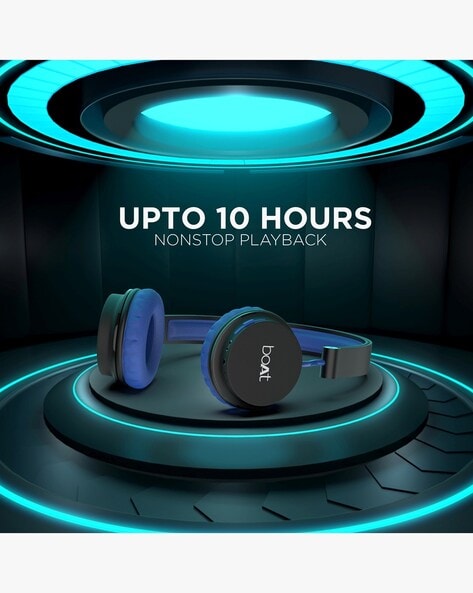 Buy Black Blue Headphones for Tech by boAt Online Ajio