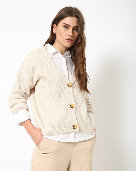 Tren women sweaters cardigan stone m