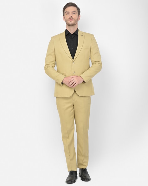 Canary yellow clearance pants suit