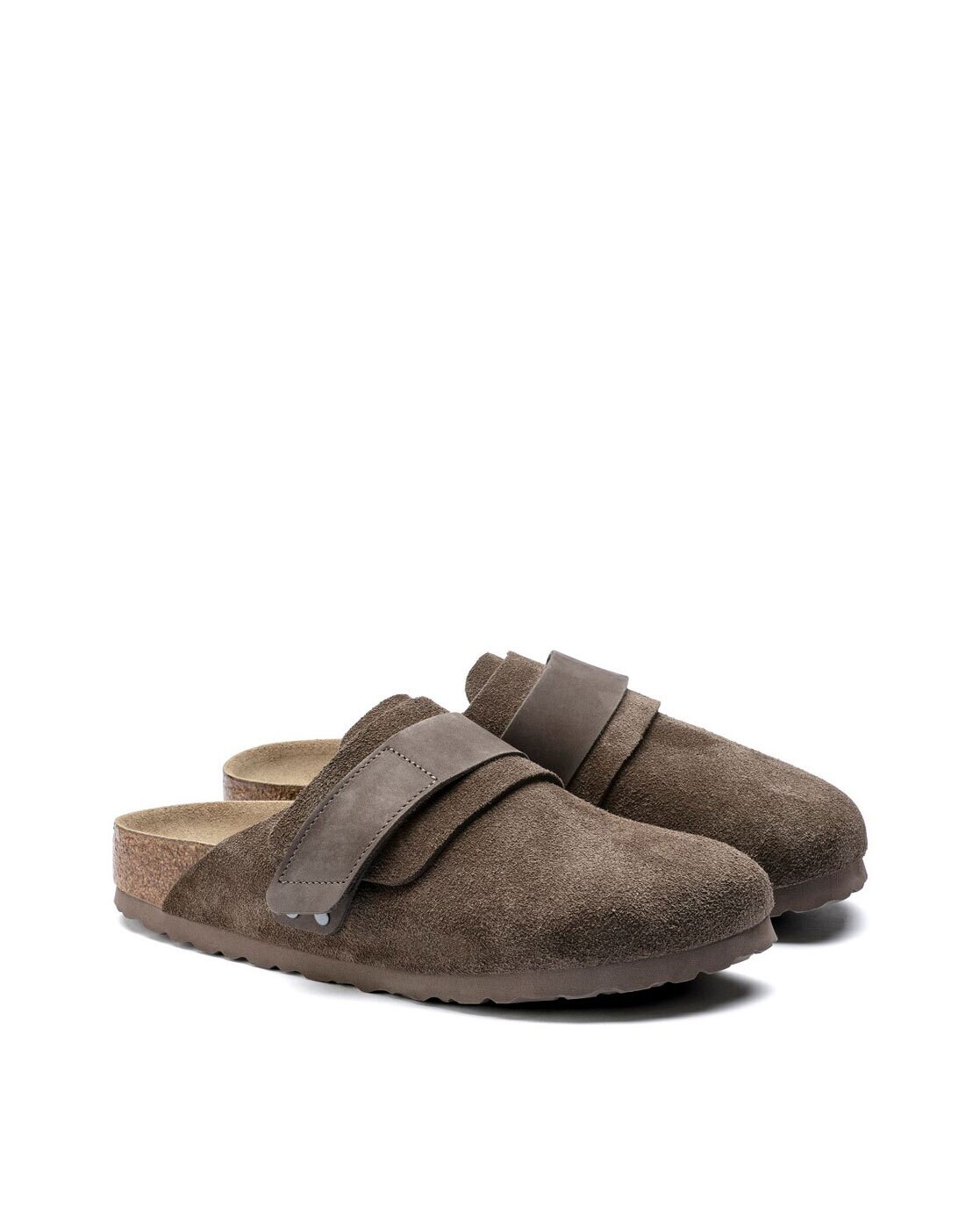 grey felt birkenstock