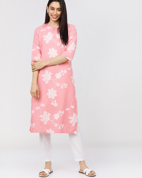 3/4th Sleeve Ladies Cotton Kurtis, Size : M, XL, XXL, XXXL, Technics :  Handloom, Handmade at Best Price in Hyderabad