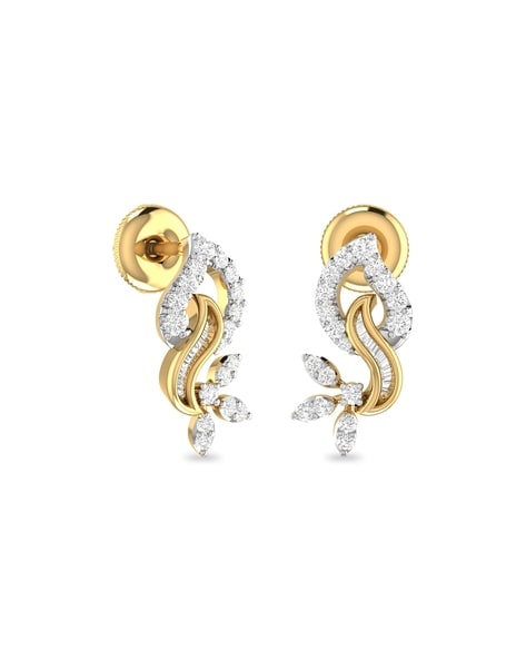 18k Gold Plated Natural Polki Diamond Slice Dainty Stud Earrings 925  Sterling Silver Light Weight Polki Studs Fine Minimalist Jewelry - Etsy