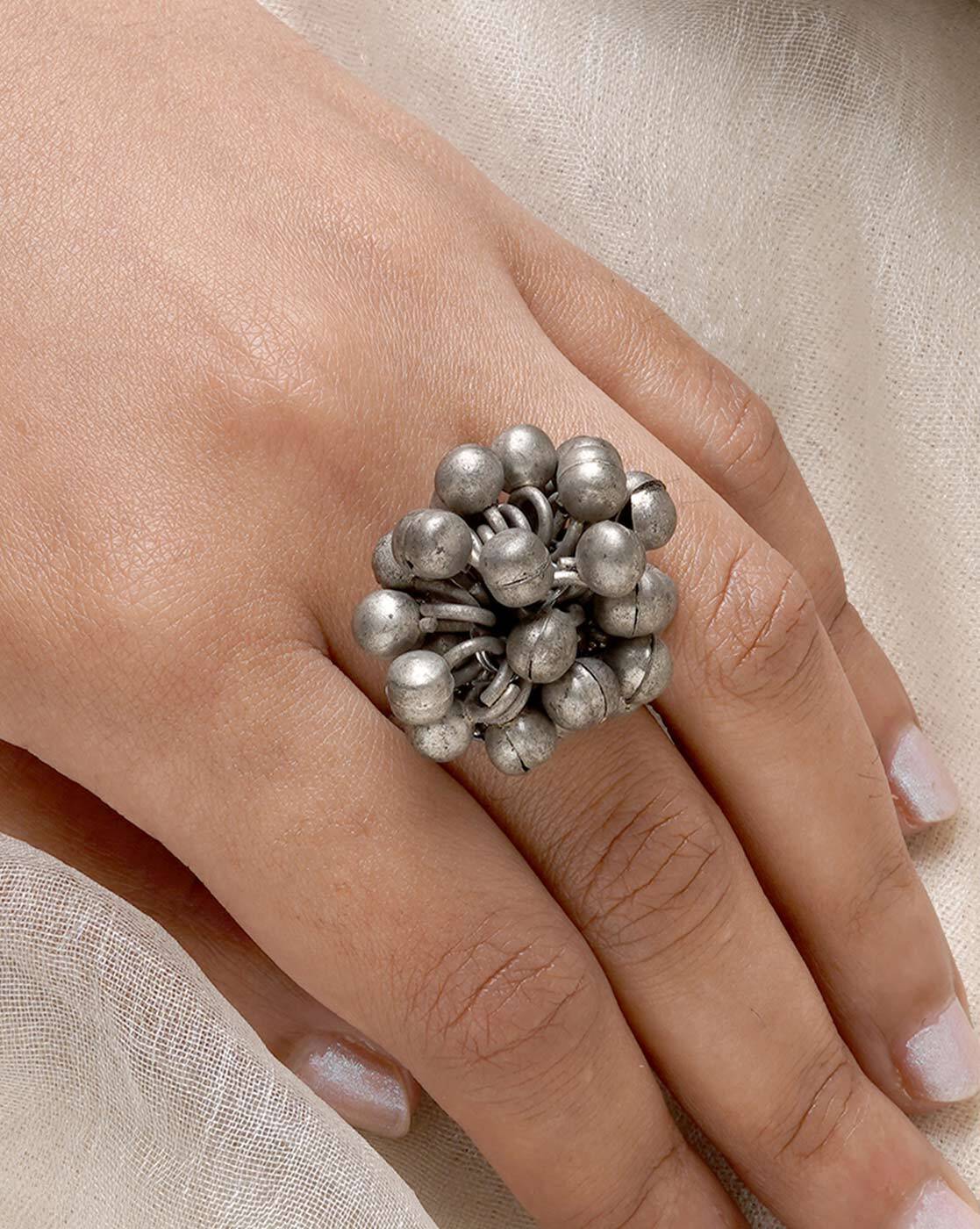 NSquareShop Oxidised Ghungroo Finger Ring Alloy Ring Price in India - Buy  NSquareShop Oxidised Ghungroo Finger Ring Alloy Ring Online at Best Prices  in India | Flipkart.com