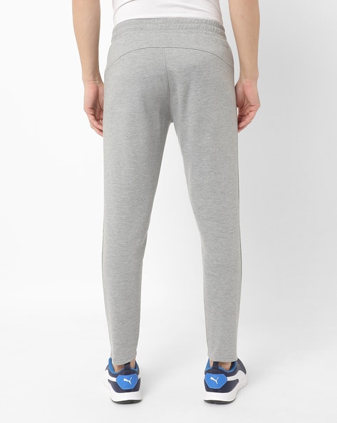Heathered Quickdry Track Pants with Zippered Insert Pockets view 3