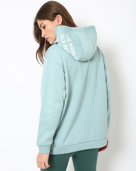 mint green sweatshirt womens