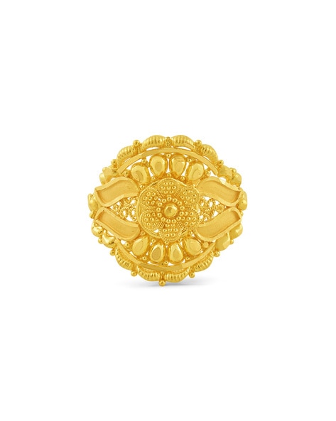 Jasmine Floral Gold Ring