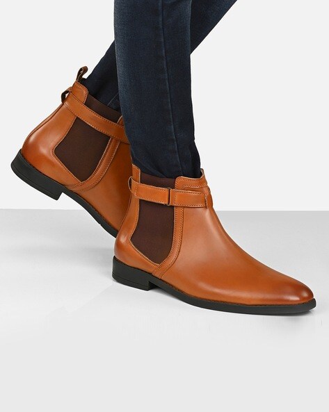 ajio chelsea boots